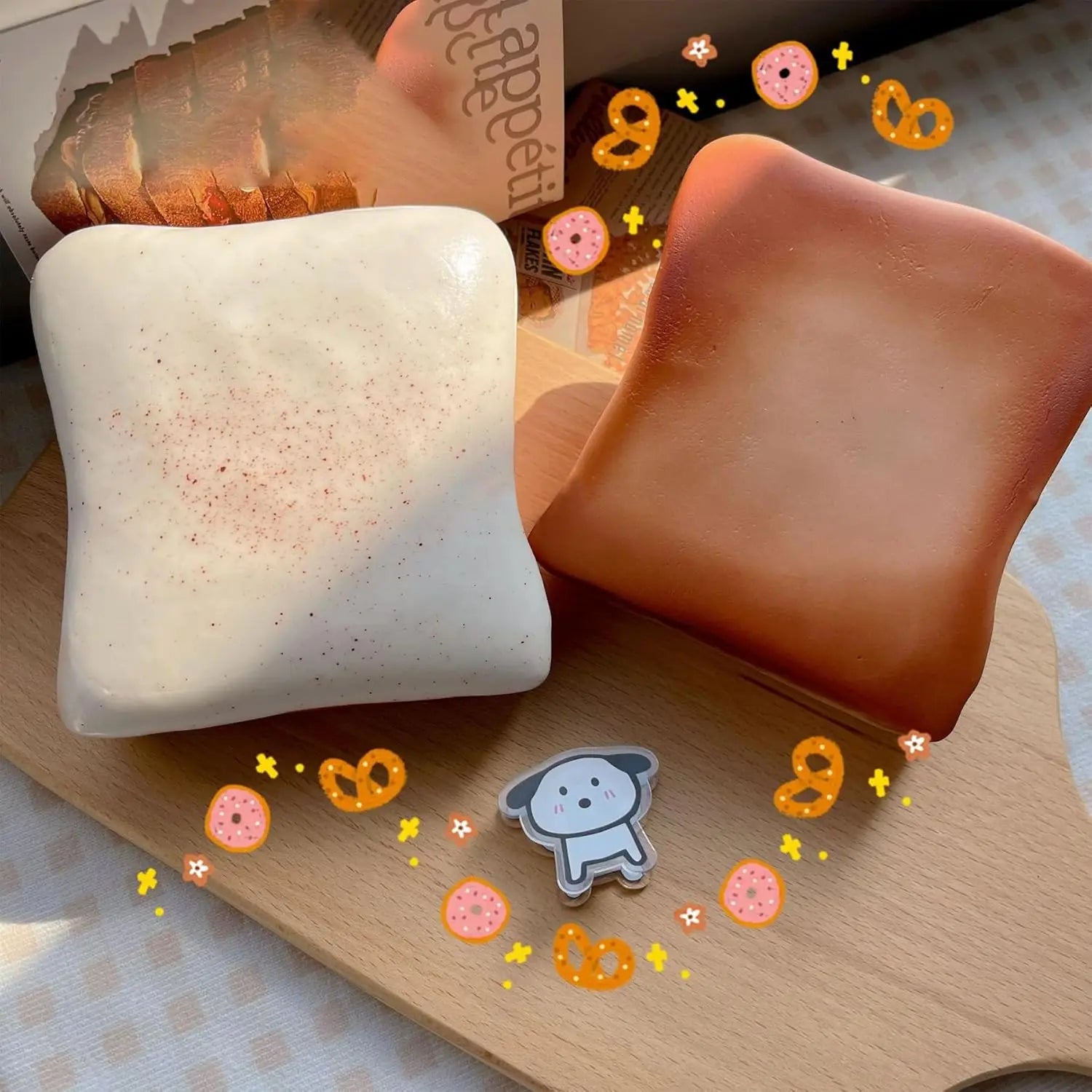 Bread & Butter Squishy — Slow Rising Stress Ball