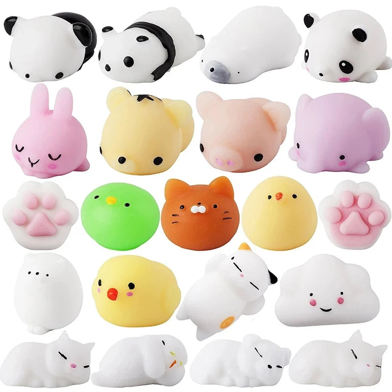 Cute Animal Mochi Squishy — Fidget & Party Favor