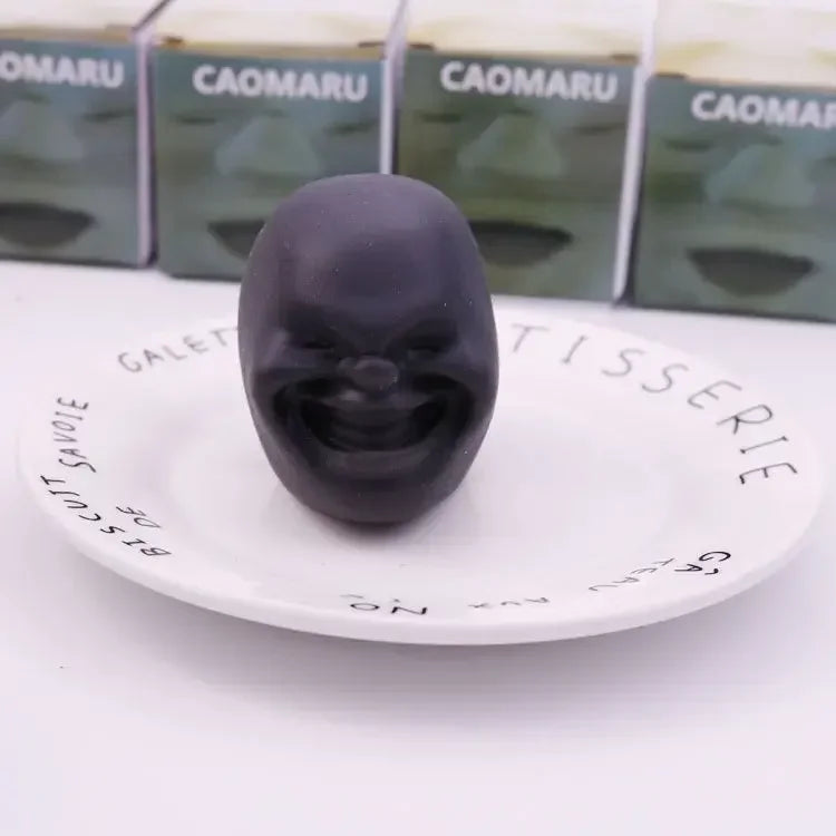 Funny Face Mochi Squishy — 3D Stress Relief Doll
