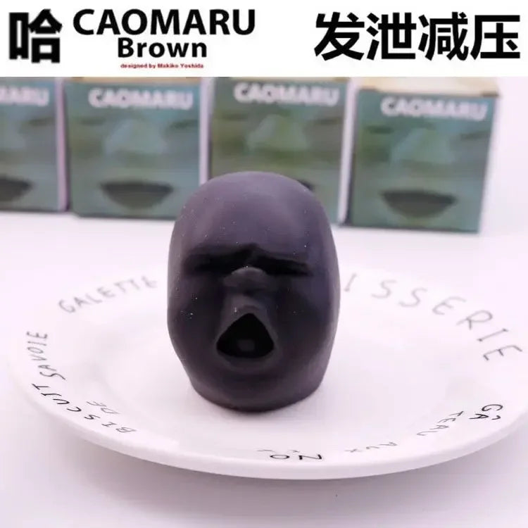 Funny Face Mochi Squishy — 3D Stress Relief Doll