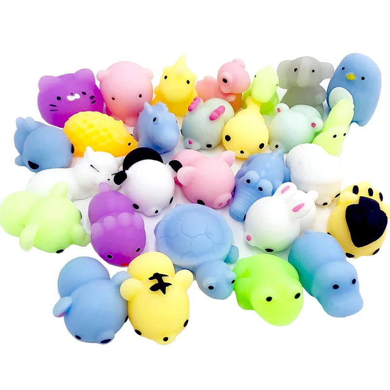 Cute Animal Mochi Squishy — Fidget & Party Favor